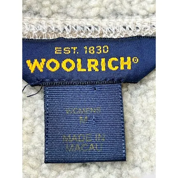 Woolrich Fleece Vest Women’s Large Browns Full Zip Outdoor SOFT Size Medium - Picture 7 of 7